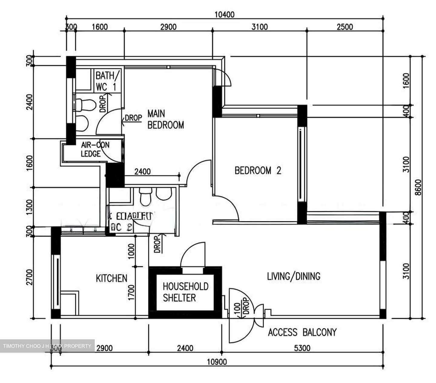 Blk 32 Eunos Court (Geylang), HDB 3 Rooms #544968981